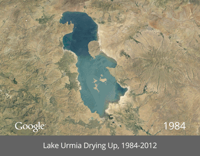Lake Urmia Drying Up
